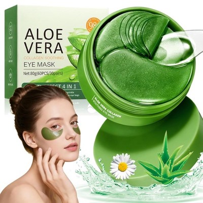 Augenpads mit Aloe Vera - Eye Patches gegen Augenringe & Schwellungen