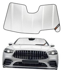 Windshield Sun Shade for Mercedes-Benz S-Class 2021-2025, Reflective Aluminum