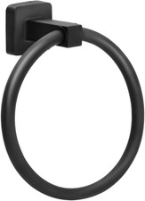 Towel Holder for Bathroom Wall Matte Black Towel Ring Hand Towel Holder Stainles