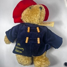 Vintage Paddington Bear Plush Doll 40th Anniversary Eden 1998 with Tag