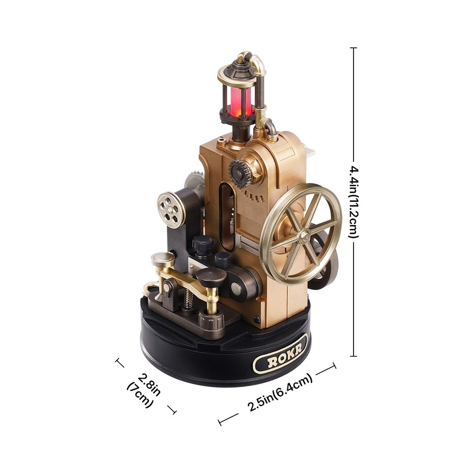 ROKR Morse Telegraph Mechanical  3D Puzzle Budding Toys Teens Adults Gifts - Image 2 of 4