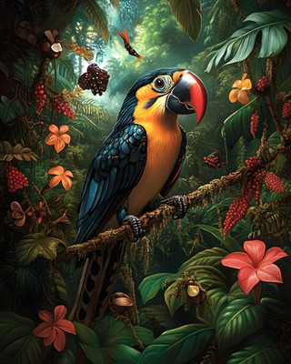 8x10 Wildlife Nature Art Print - 218006418