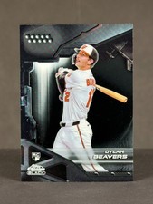 Dylan Beavers 2026 Topps Chrome Black RC Base Set #70 Orioles Rookie