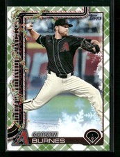 2025 Topps Holiday #H185 Corbin Burnes Green Holiday Plaid