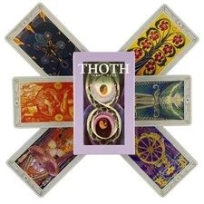 Thoth Tarot Cards A 78 Deck Oracle English Divination Edition Borad Playing Game