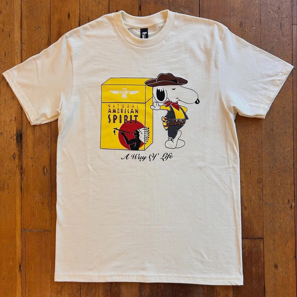 NATURAL AMERICAN SPIRIT CIGARETTE PACK X SN00PY FUNNY  T-SHIRT S-5XL - Image 2 of 4