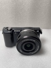 Sony Alpha A5000 Mirrorless Camera w/ 16-50mm lens 20.1MP Tiltable Screen Tested