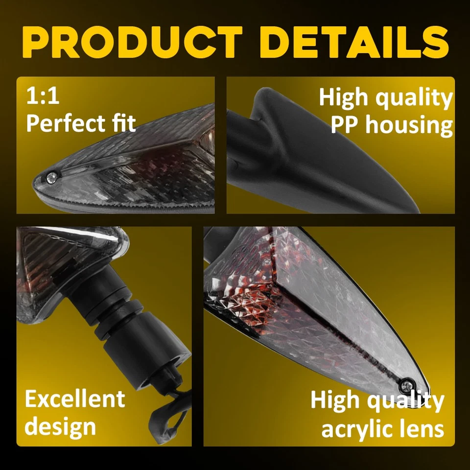 LED Front / Rear Turn Signal Light Indicator For BMW R1200GS R1200R R1200 ADV J Foto 2 de 4