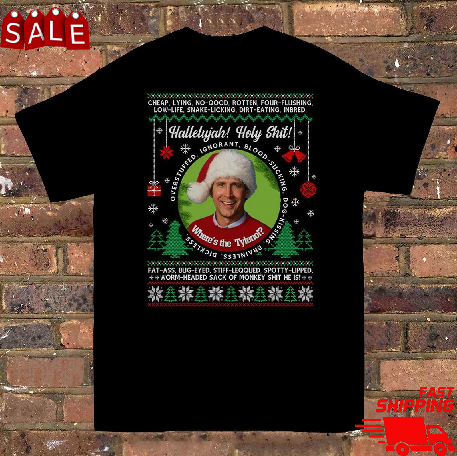 Clark Griswold Hallelujah Christmas Vacation  National Lampoon's Christmas Shirt