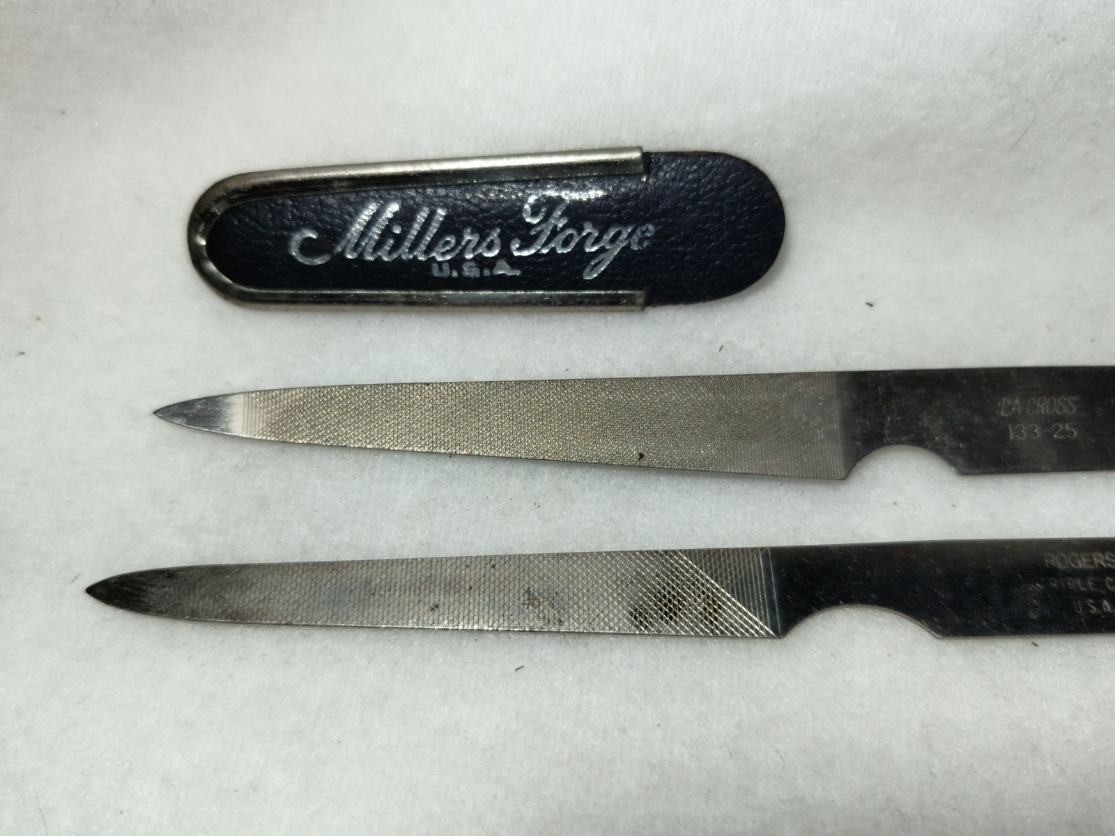 Vtg. Lacrosse Stainless Steel Nail Manicure Pedicure File Rogers Millers Forge
