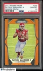 2017 Panini Orange Prizm #269 Patrick Mahomes II RC Rookie 219/275 PSA 10