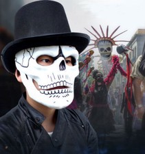 NEW Halloween Cosplay James Bond 007 Spectre Mask Day of the Dead Skeleton Resin