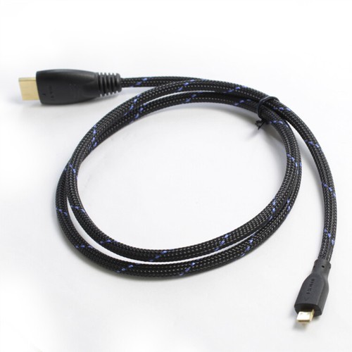 Short/Long High Speed Micro HDMI to HDMI Cable V1.4 Line 1080P HD For Tablet PC - Picture 2 of 10