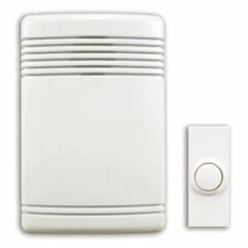 Utilitech UT-7353-02 White Wireless Doorbell Kit