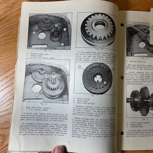 White Motor Corp. MY40-70B TRANSMISSION & WC OVERHAUL MANUAL FORK LIFT TRUCK - Picture 2 of 4