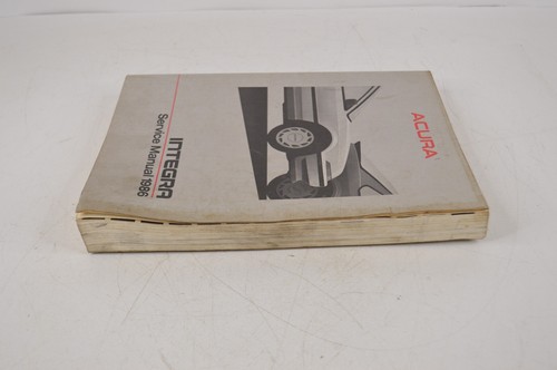 1986 Acura Integra Service Repair Shop Manual Information WIRING DIAGRAMS - Foto 6 di 6