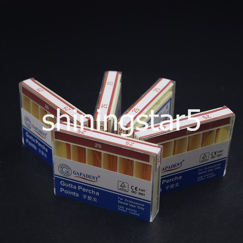 Dental Gapadent Gutta Percha Points Taper Endodontics #15/20/25/30/35/40/15-40 - Picture 22 of 56