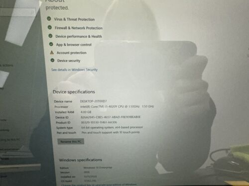 Microsoft Surface Pro 3 i3-4020Y 4GB RAM 64GB SSD 12.3" Touchscreen NO KEYBOARD - Picture 2 of 20