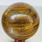 Natural Tiger Eye stone ball quartz crystal ball Reiki healing 1800G — photo 3