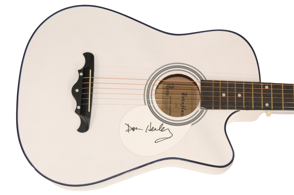 Don Henley Autographed Signed Eagles Acoustic Guitar - Hotel California w/ JSA COA 