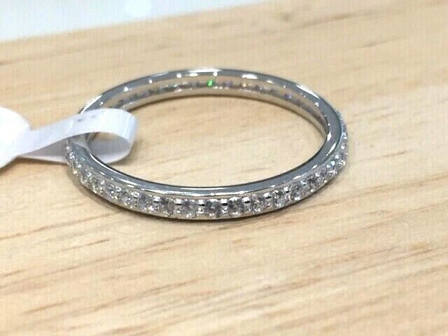 ANELLO FEDINA ETERNITY ARGENTO 925 ZIRCONI RODIATO O BRUNITO TUTTO GIRO - Immagine 2 di 4