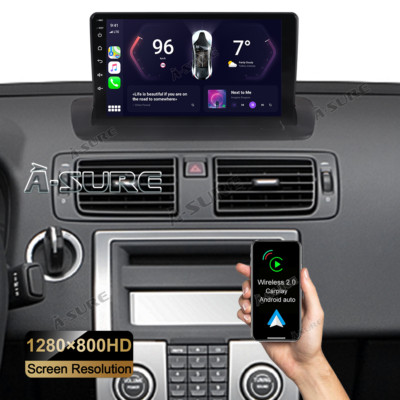 2+32GB Android 12 Car Stereo Radio Head Unit Apple Carplay For Volvo S40 C30 C70