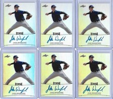 2015 Leaf Metal Draft JAKE WOODFORD Base Prismatic RC Auto Pirates