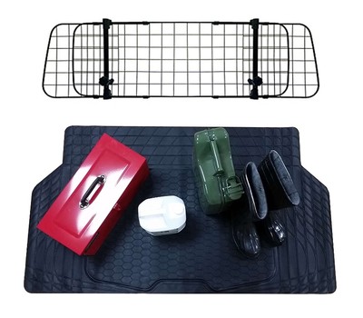 Heavy Duty Car Rubber Waterproof Boot Liner Mat Mesh Grill Dog Barrier Guard MD