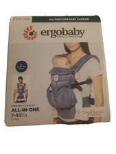 Ergobaby Omni 360 All-Position Baby Carrier (7-45 Pounds), Oxford Blue