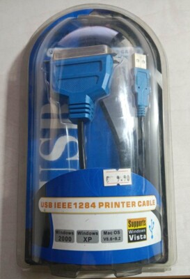 WIRETEK USB IEEE1284 PRINTER CABLE Parallel USB Printer Adapter Cable Print