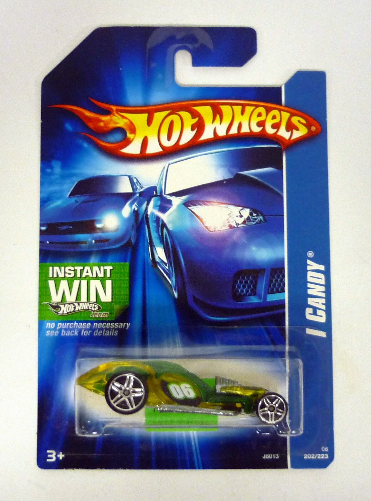 Hot Wheels I Candy #202/223 Green Die-Cast Car 2007