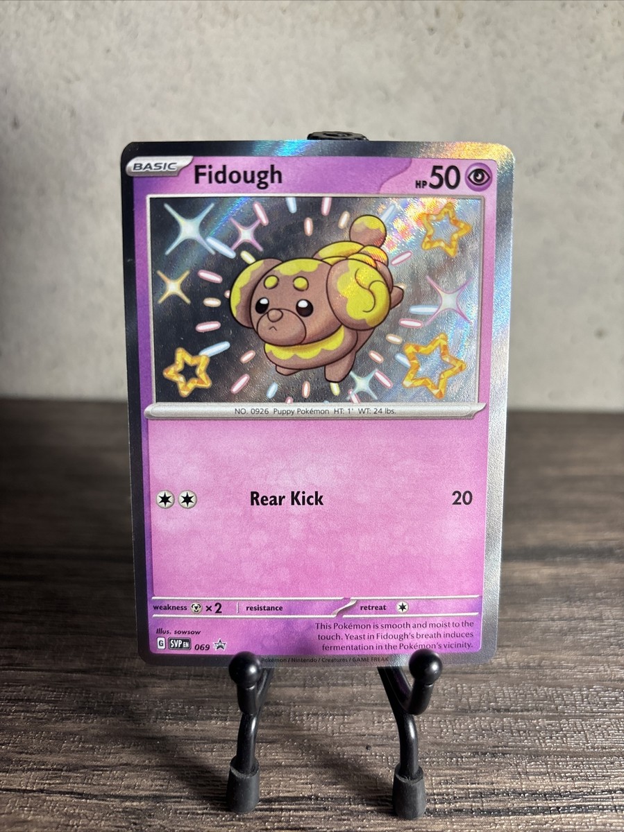 Fidough SVP069 Black Star Promos Paldean Fates Shiny Holo