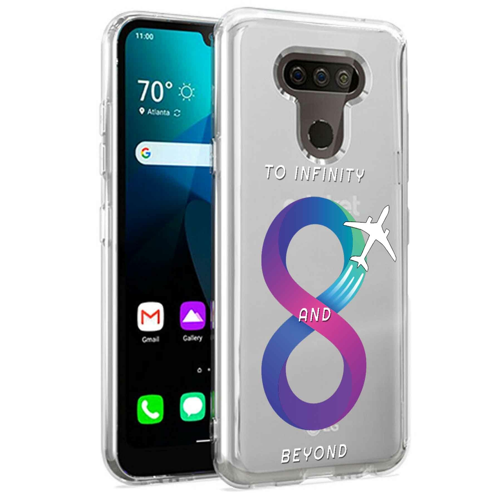 Phone Case for LG Harmony 4,Xpression Plus 3,K40S, Infinity And Beyond Print