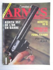 l'amateur d'ARMES N° 33 /Korth 357/Beretta 93 R/fusil Falcor/Remington 700 BDL