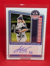 2023 Panini USA Baseball Stars & Stripes Alonzo Tredwell (Blue Ink) Auto