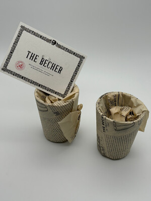 4x Monkey 47 Gin Ton Becher Glas Gläser Mug ''The Becher''