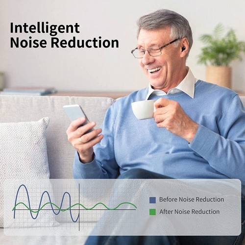 Rechargeable Hearing Aids In Ear Noise Cancelling Seniors Voice Sound Amplifier - Picture 8 of 15