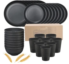 Plates and Bowls Sets for 8, 32-Piece Kitchen Dinnerware Set for 8 Tableware