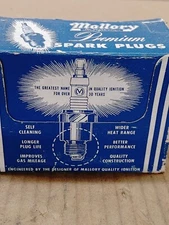 NOS Mallory Spark Plugs Speed Shop Counter Top Display Hi Performance Muscle Car