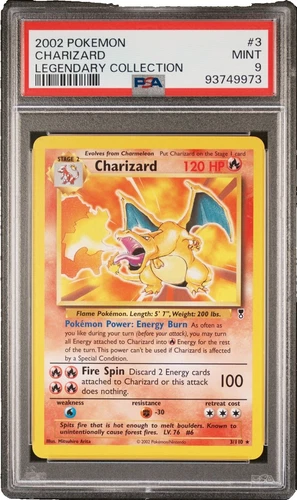 Pokémon Charizard Individual Legendary Collection Cards