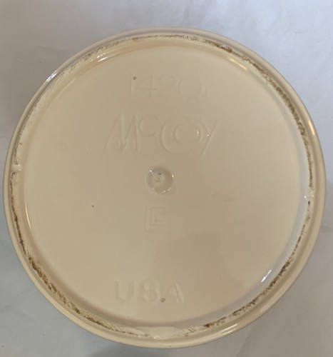 McCoy 1420L Brown Drip Cookie Jar W/Lid USA - Picture 7 of 9
