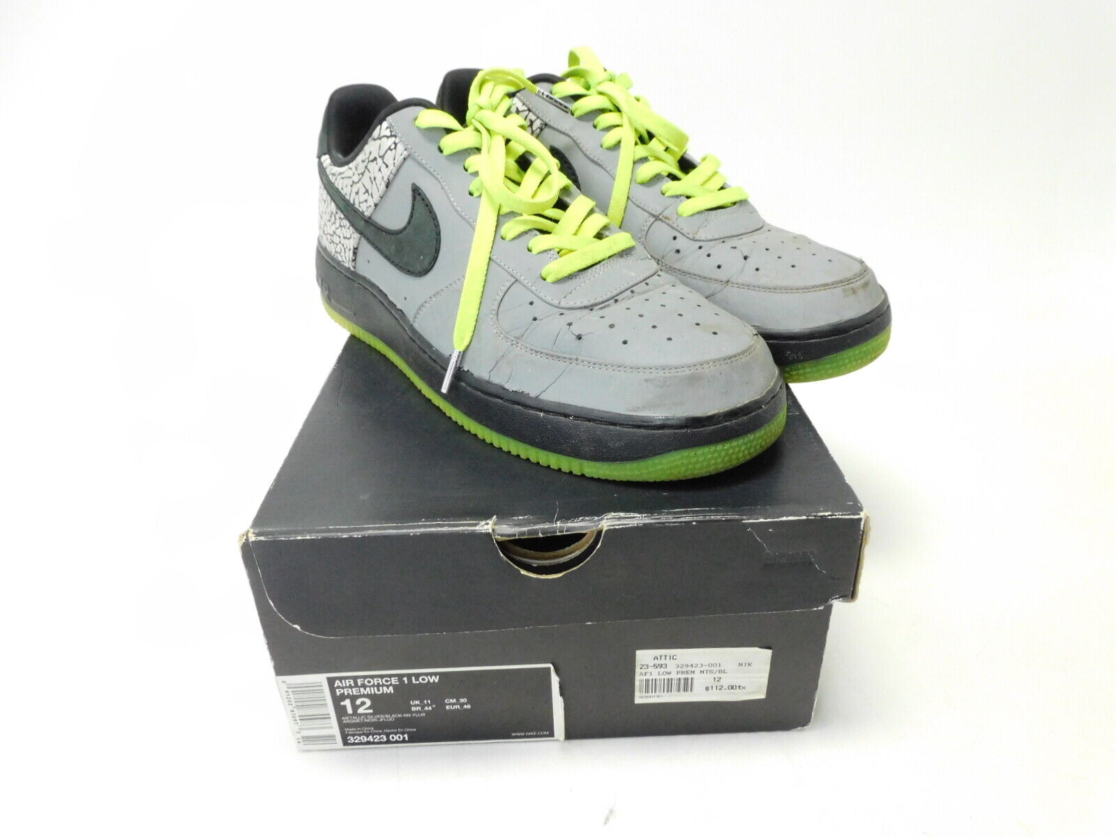 Nike Air Force One Premium Low DJ Clark Kent 112 329423 001 Size 12