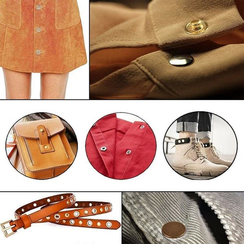 Button Fastener Snap Fastener Kit Accessories Leather Craft Marine Grade - Picture 11 of 19