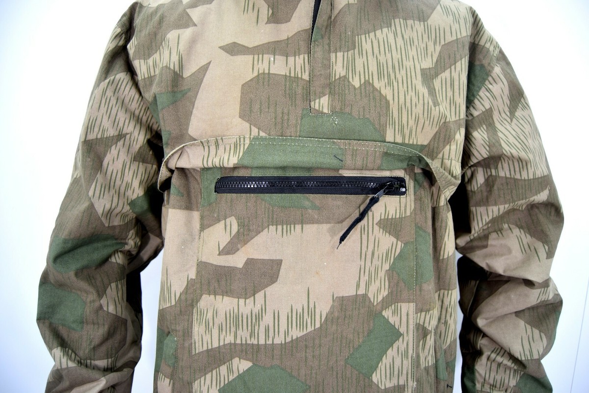 German Army WW2 Splinter Camouflage Anorak Fur Lined German Army WW2 Splinter Camouflage Anorak Fur Lined