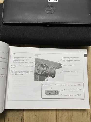 04-08 MITSUBISHI COLT OWNERS HANDBOOK MANUAL AND WALLET Print 2008 Ref17194 - Picture 8 of 24