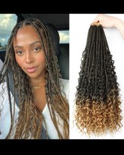 Goddess Box Braids Crochet Hair 20  8 Pack