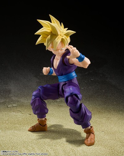 Dragon Ball Z Figurine S.H. Figuarts Son Gohan Super Saiyan - BANDAI - Imagen 8 de 10
