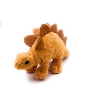 Onwomania Stegosaurus Plüschtier 18 Cm – Braun, Kuschelweich, Aus Recyceltem PET
