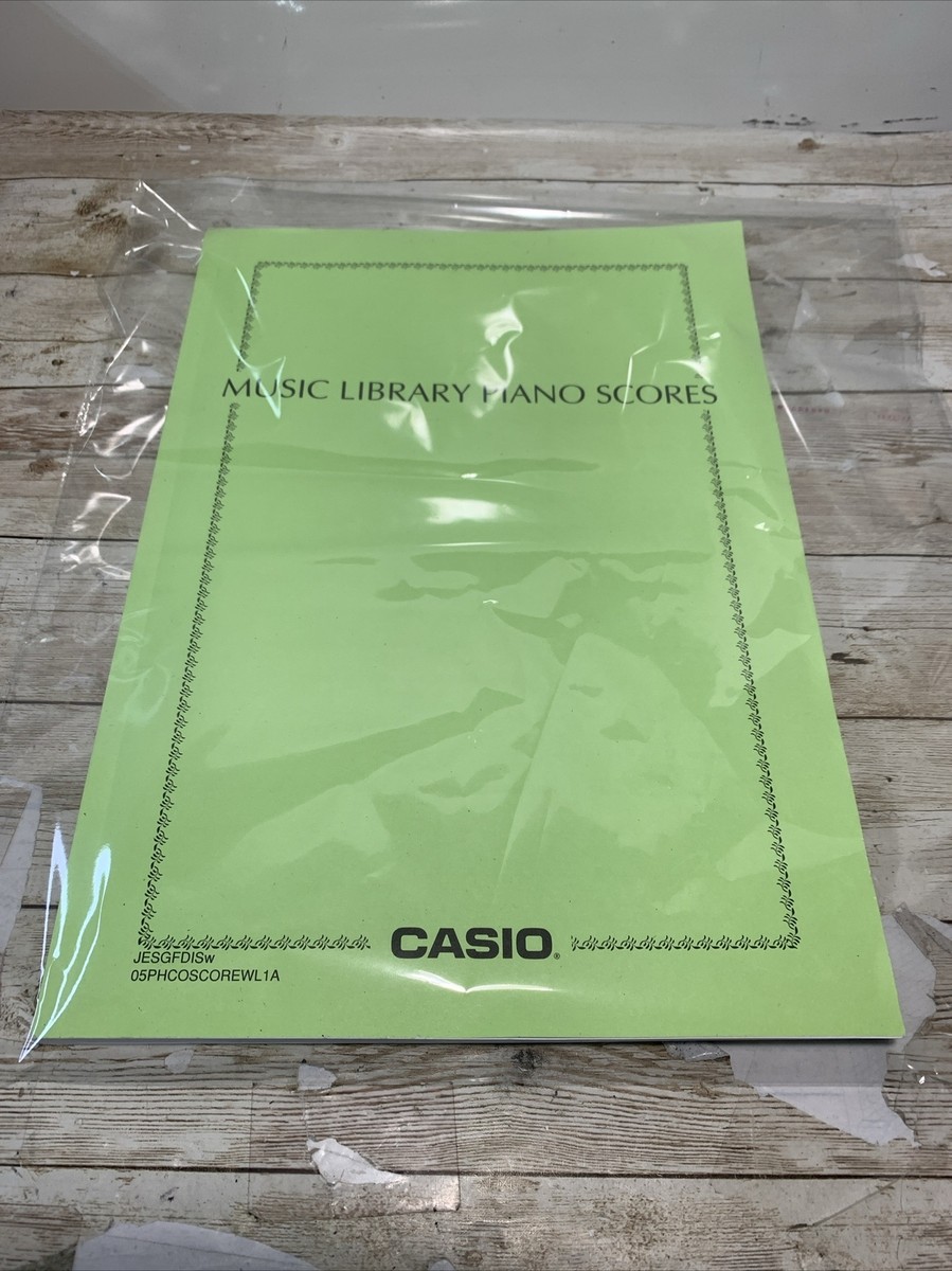 楽譜 CASIO - Music Library Piano Scores JESGFDISw Casio Music Library Piano Scores - Evolution Music
