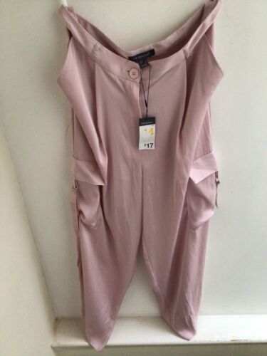 Women’s Summer Combat /Cargo Style Trousers Size 14 Pink - Picture 1 of 5